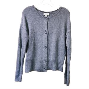 Loft Outlet Gray Wool Blend Women’s Sweater